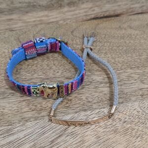 KEEP COLLECTIVE Gold Engraved Bracelet Set